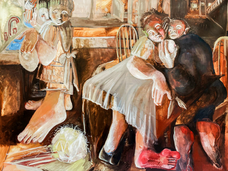 Virginia Deaver, We All Stare at the Ball of Lighting, 2025.